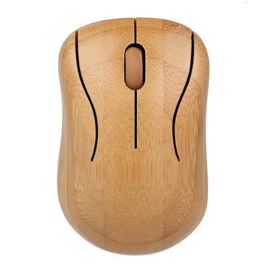 Bamboo Wireless Keyboard & Mouse Combo – Eco-Friendly, Ergonomic Design, USB Connectivity