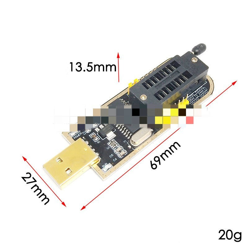Tuhao Gold CH341A Programmer USB Motherboard Routing LCD