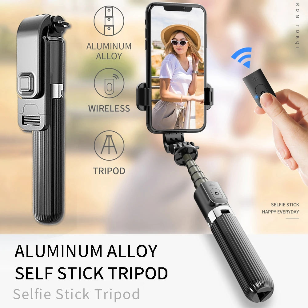 Professional Tripod Selfie Stick for Mobile Phone Photo Rotating Pole Bluetooth Remote Control Stand Live Broadcast Holder