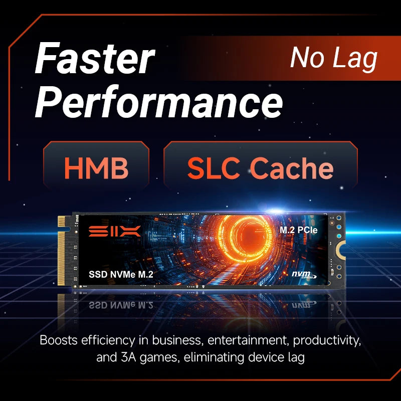 SIX PCIe 4.0 NVMe M.2 SSD – 1TB/2TB/4TB, 7350MB/s Read, PS5 & Gaming PC Compatible, 5-Year Warranty