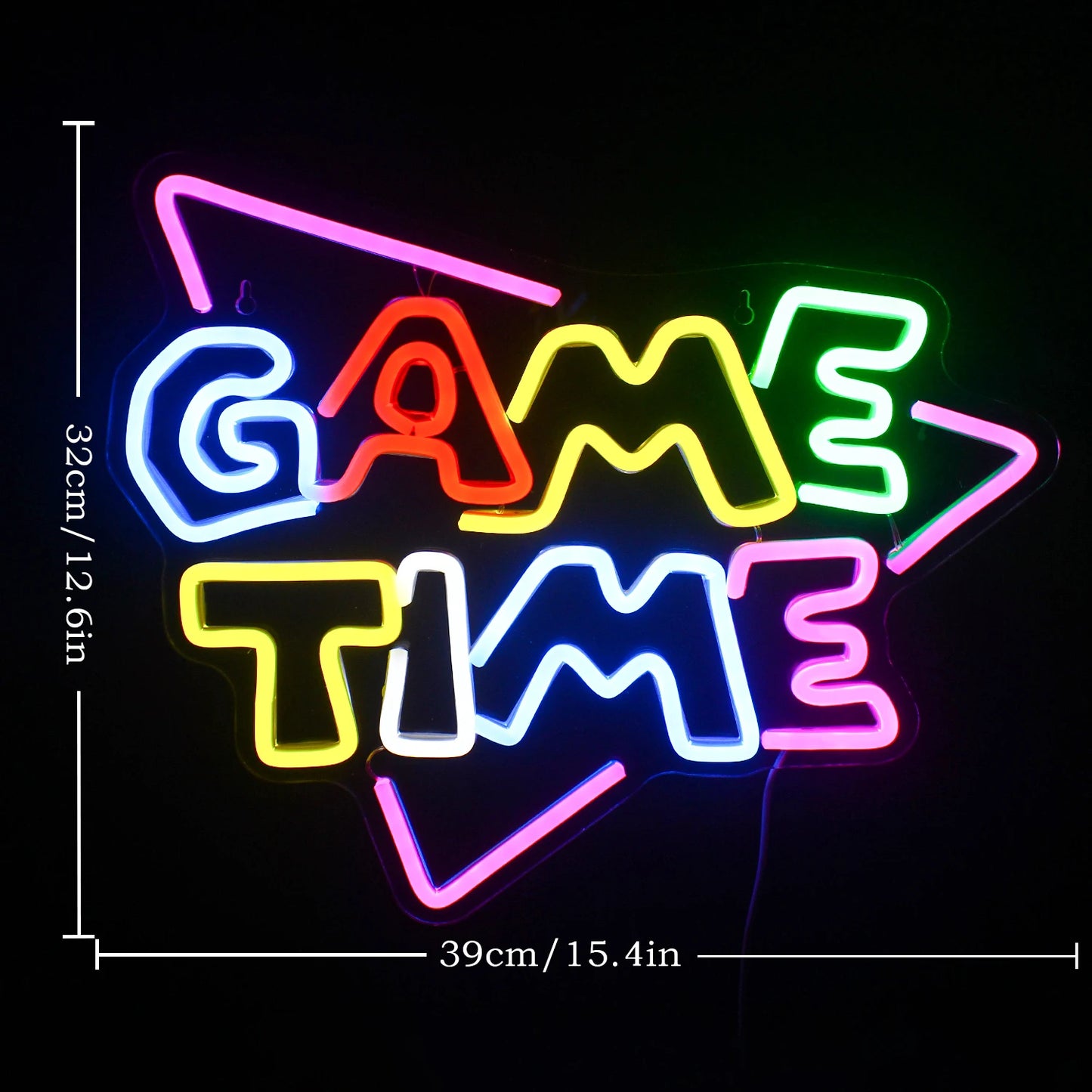 Game Room Neon Sign LED Wall Decor USB Powered Acrylic For Gaming Lighting Bedroom Bedside Wall Decor Gamer Party Birthday Gift