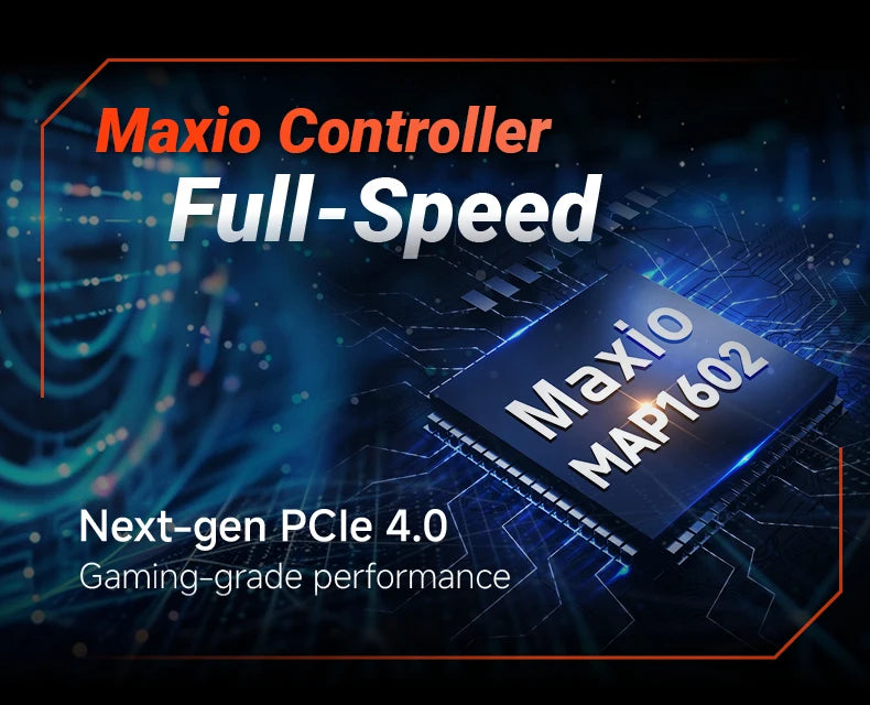 SIX PCIe 4.0 NVMe M.2 SSD – 1TB/2TB/4TB, 7350MB/s Read, PS5 & Gaming PC Compatible, 5-Year Warranty