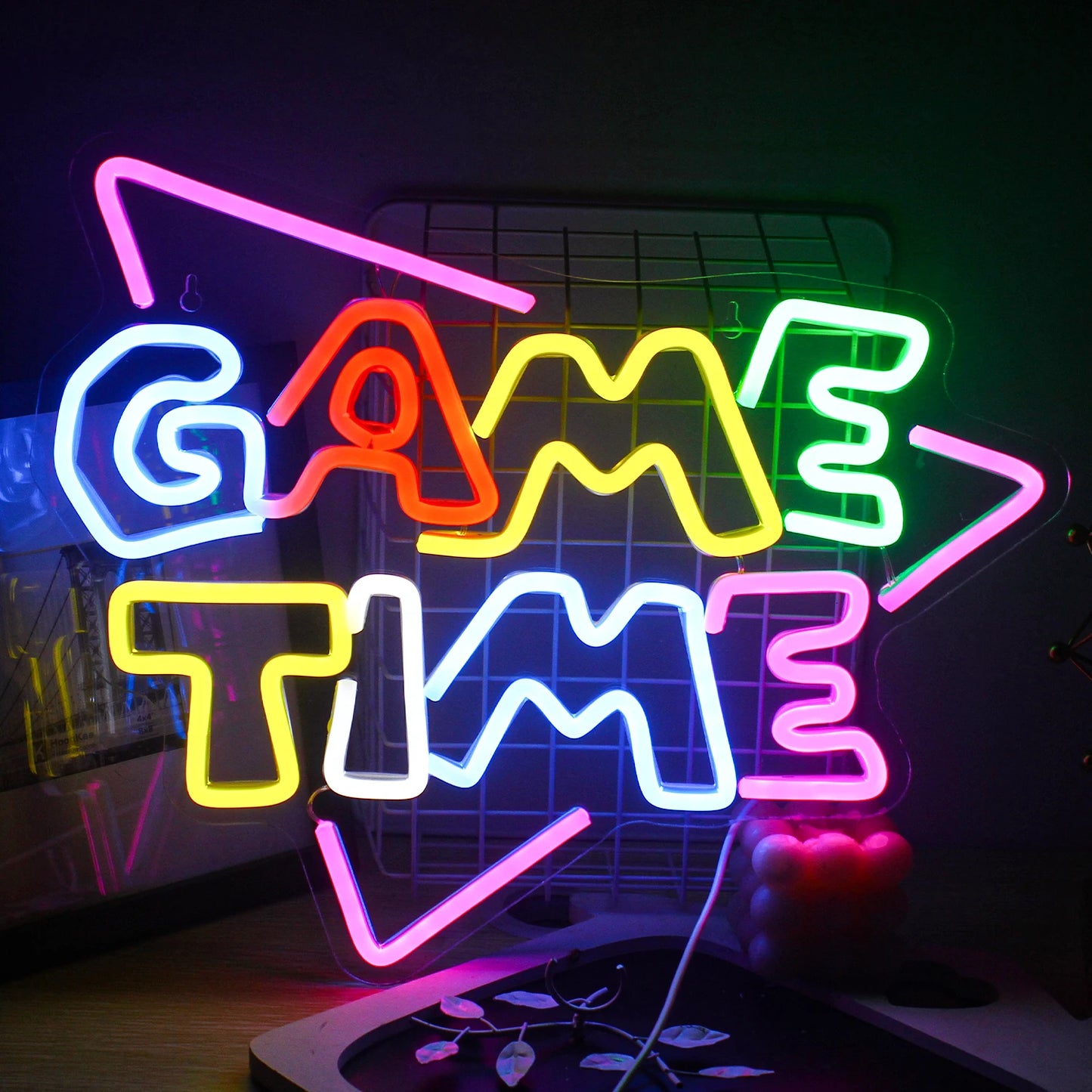 Game Room Neon Sign LED Wall Decor USB Powered Acrylic For Gaming Lighting Bedroom Bedside Wall Decor Gamer Party Birthday Gift