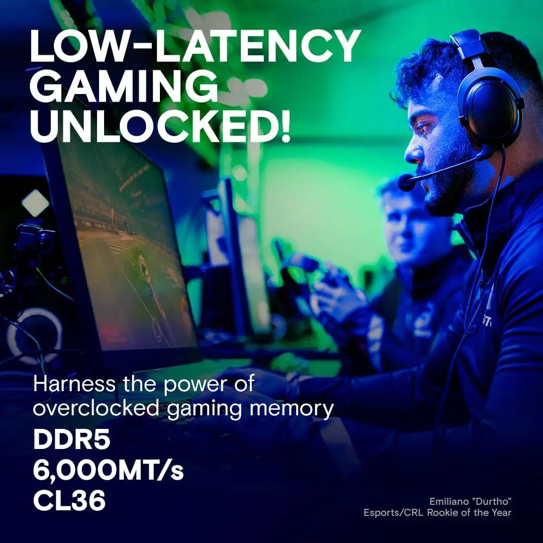 Crucial Pro 32GB DDR5 RAM (2x16GB) – 6000MHz CL36, Intel XMP 3.0 & AMD EXPO, Overclocking Gaming Memory