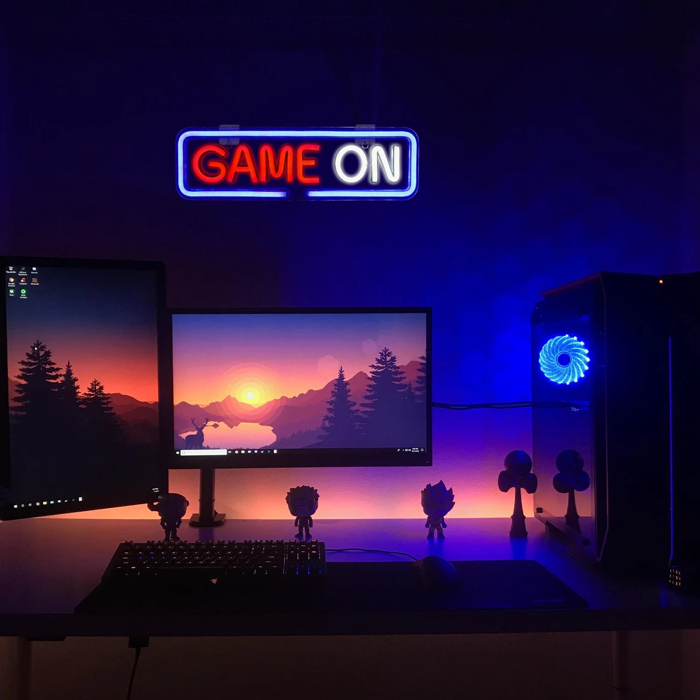 Game Room Neon Sign LED Wall Decor USB Powered Acrylic For Gaming Lighting Bedroom Bedside Wall Decor Gamer Party Birthday Gift