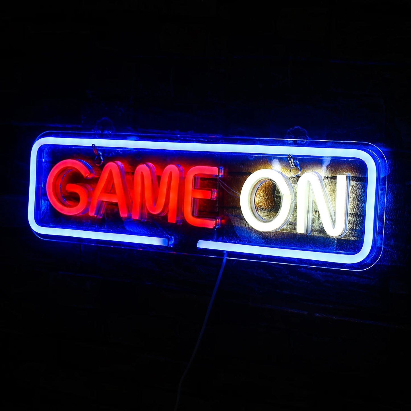 Game Room Neon Sign LED Wall Decor USB Powered Acrylic For Gaming Lighting Bedroom Bedside Wall Decor Gamer Party Birthday Gift