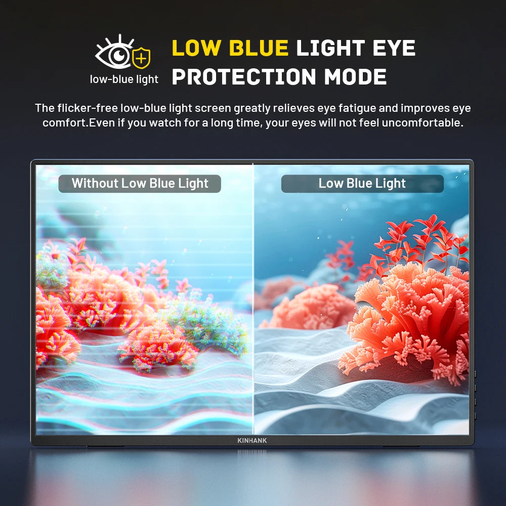 16" 2.5K Portable Monitor - HDR10, 144Hz, USB-C, HDMI, Google TV OS