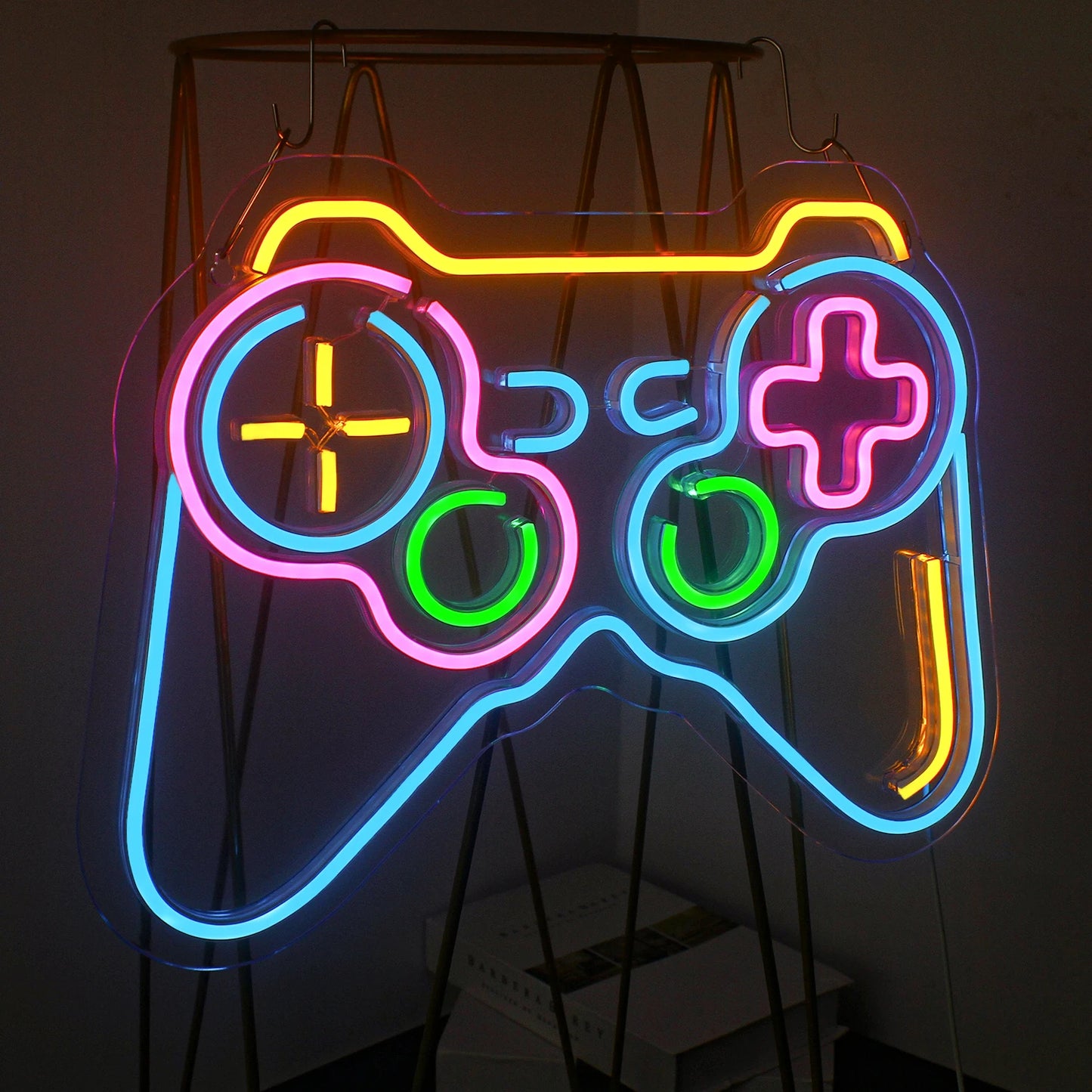 Game Room Neon Sign LED Wall Decor USB Powered Acrylic For Gaming Lighting Bedroom Bedside Wall Decor Gamer Party Birthday Gift