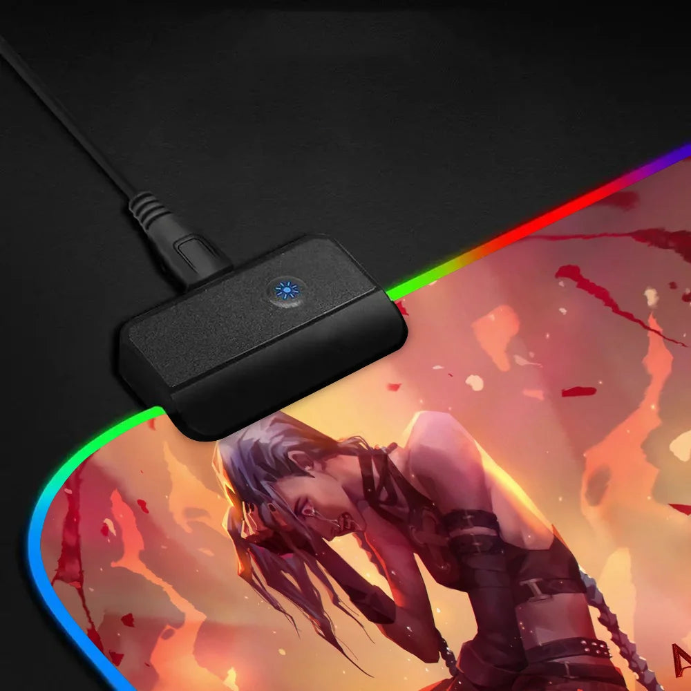 Arcane Jinx XXL RGB LED Gaming Mouse Pad Mat