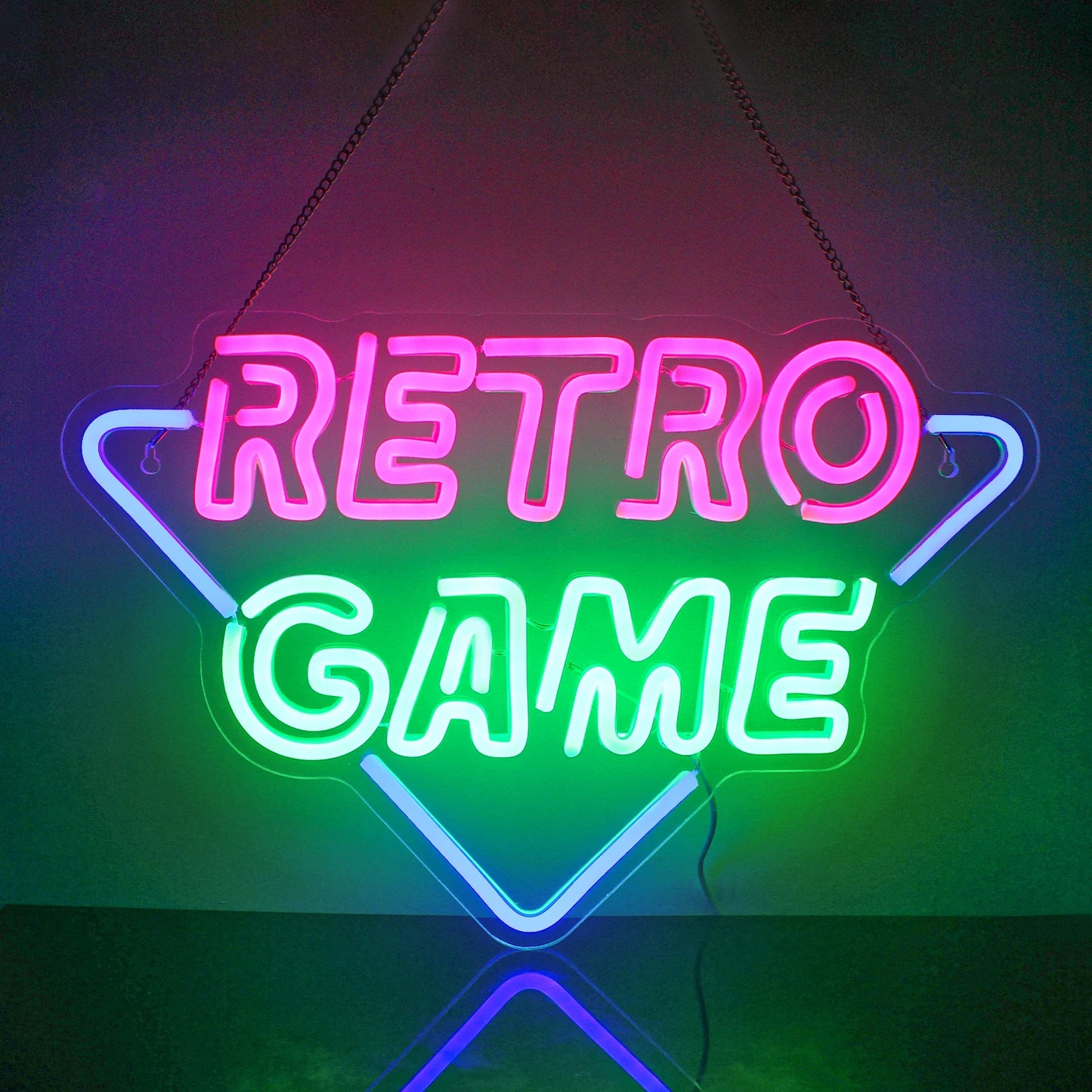 Game Room Neon Sign LED Wall Decor USB Powered Acrylic For Gaming Lighting Bedroom Bedside Wall Decor Gamer Party Birthday Gift