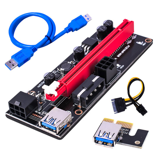 PCI-E 1X to 16X Graphics Card Riser Adapter