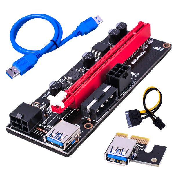 PCI-E 1X to 16X Graphics Card Riser Adapter