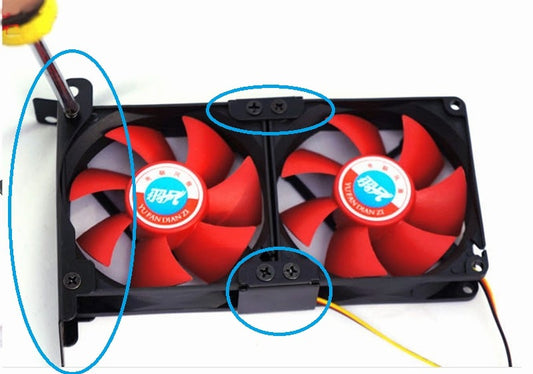 Graphics Card Companion Cooling Fan with 8cm/9cm Fan Bracket