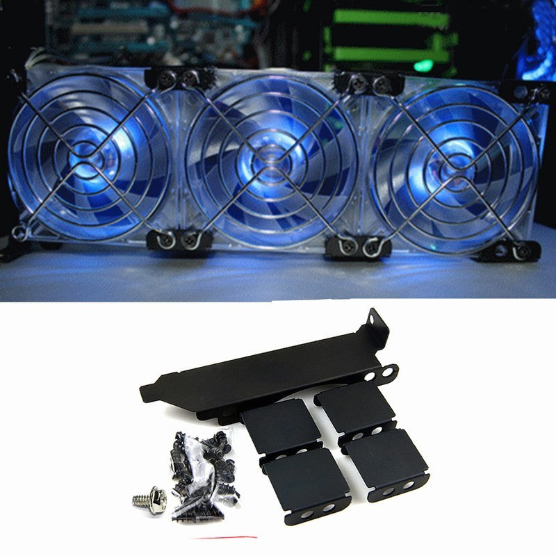 Graphics Card Companion Cooling Fan with 8cm/9cm Fan Bracket