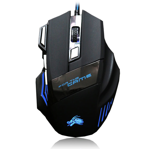 7-Button RGB Gaming Mouse - Wired USB Optical Mouse - Adjustable DPI