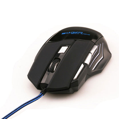 7-Button RGB Gaming Mouse - Wired USB Optical Mouse - Adjustable DPI