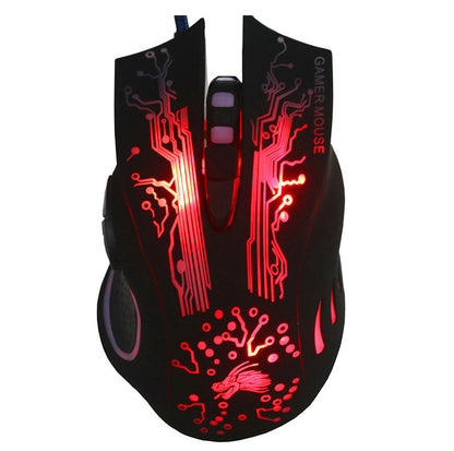 7-Button RGB Gaming Mouse - Wired USB Optical Mouse - Adjustable DPI