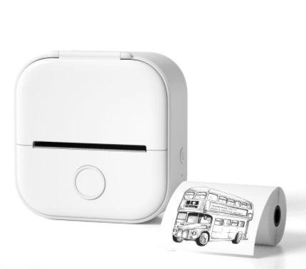 Portable Mini Bluetooth Thermal Label Printer - Inkless Pocket Printer for Photos, Notes, and Labels