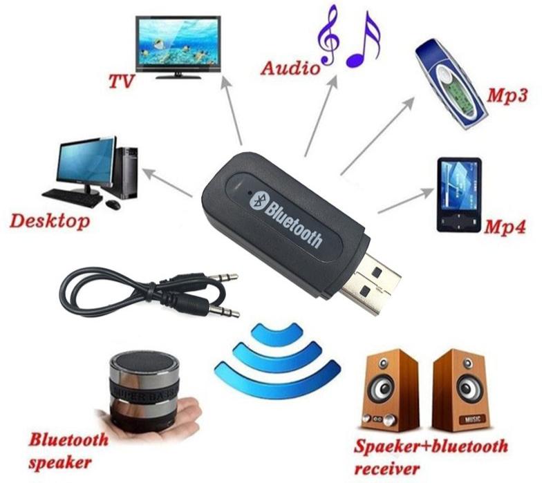 Bluetooth Audio Receiver Dongle – Wireless USB Adapter for Car &amp; Home Speakers