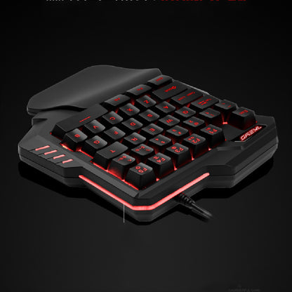 One-handed RGB Mechanical Gaming Keypad