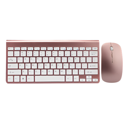 Wireless Bluetooth Keyboard & Mouse Combo – Compact 78-Key Keyboard & Ergonomic Mouse