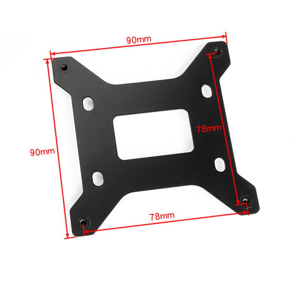 All-Metal Motherboard Backplate - Insulated Support for CPU & Motherboard