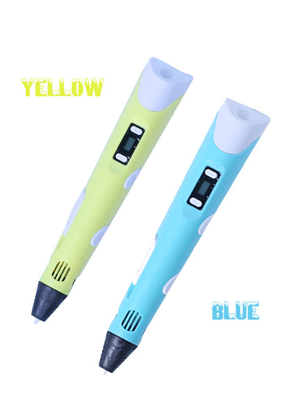 3D Printing Pen for Kids & Adults - Stereoscopic Drawing Pen with PLA Filament, Art & DIY Painting Tool