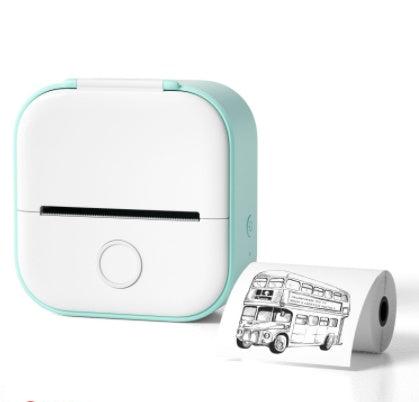 Portable Mini Bluetooth Thermal Label Printer - Inkless Pocket Printer for Photos, Notes, and Labels