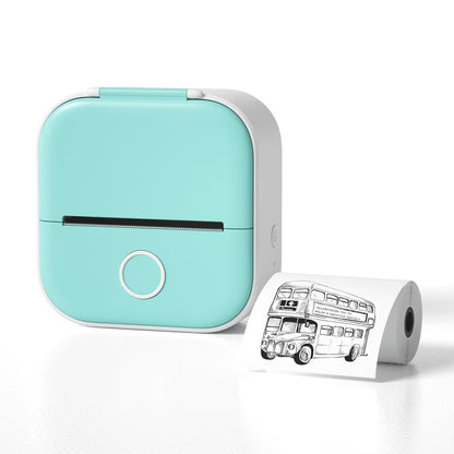 Portable Mini Bluetooth Thermal Label Printer - Inkless Pocket Printer for Photos, Notes, and Labels