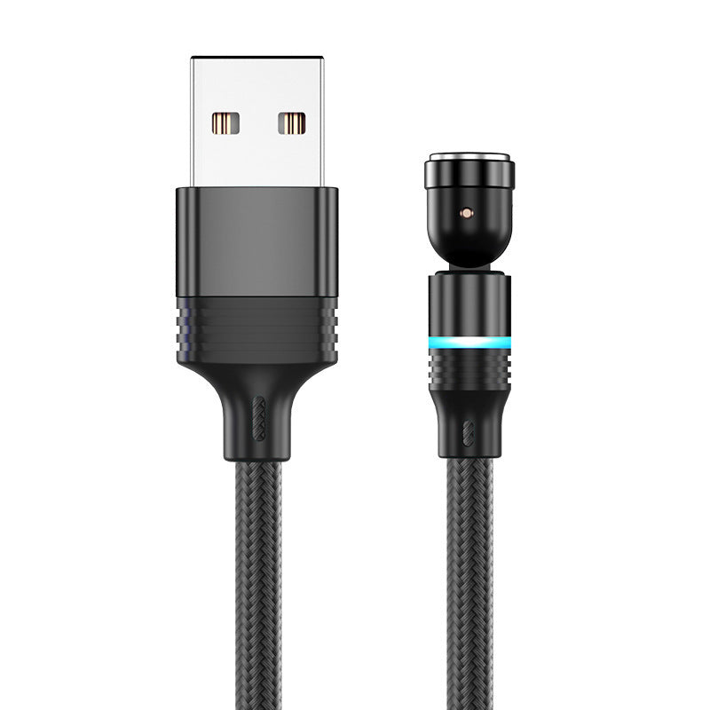 540 Rotating Magnetic Charging Cable - Type-C & Android, 2.4A Fast Charge