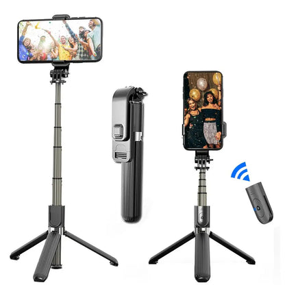 Professional Tripod Selfie Stick for Mobile Phone Photo Rotating Pole Bluetooth Remote Control Stand Live Broadcast Holder