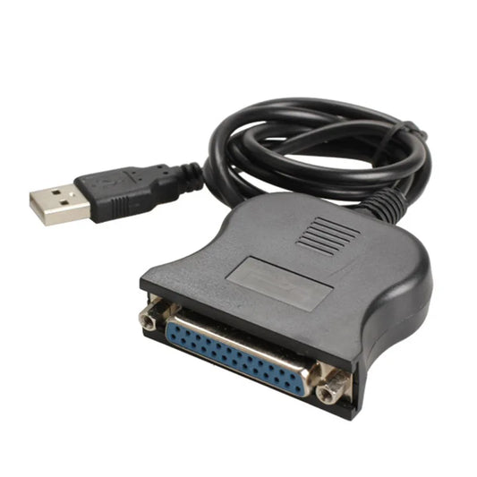 USB 1.1 to DB25 Female Port Print Converter Cable – 95cm