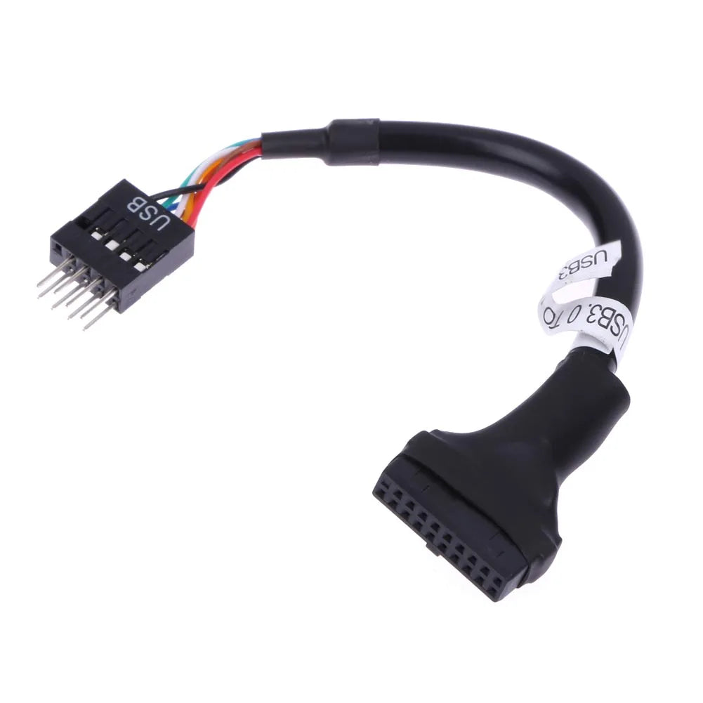 USB 3.0 20/19-Pin Female to USB 2.0 9-Pin Male Motherboard Cable