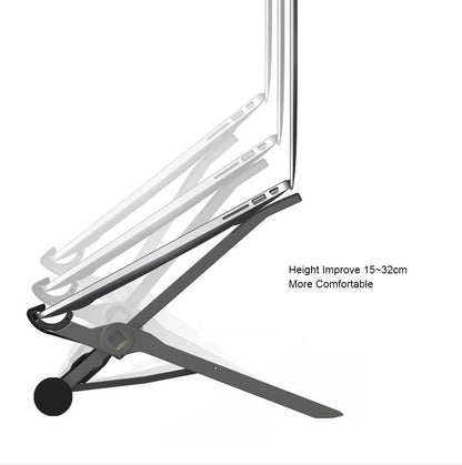 NEXSTAND K2 Portable Laptop Stand – Folding, Adjustable Height, Ergonomic Notebook Holder for MacBook & Laptops