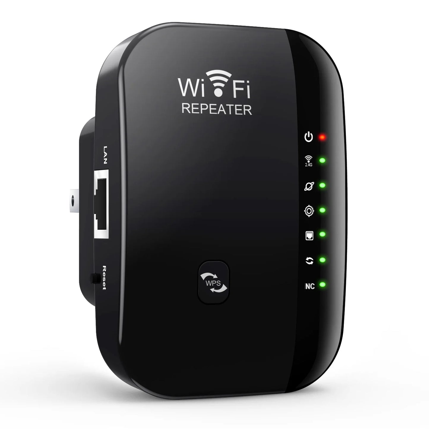 300Mbps Wireless WiFi Repeater & Signal Booster – 2.4GHz Network Extender