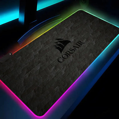 Corsair Mouse Pad XXL RGB Gaming Mouse Pad HD Gamer Accessories Large LED Light MousePads PC Carpet With Backlit