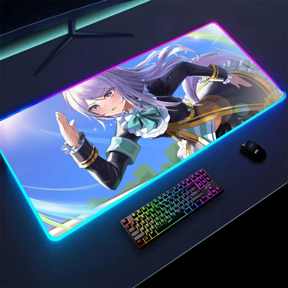 Uma Musume Pretty Derby XXL RGB Gaming Mouse Pad - Large LED Gamer Mat