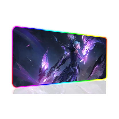 Vayne League of Legends XXL RGB Gaming Mouse Pad - Large LED Gamer Mat