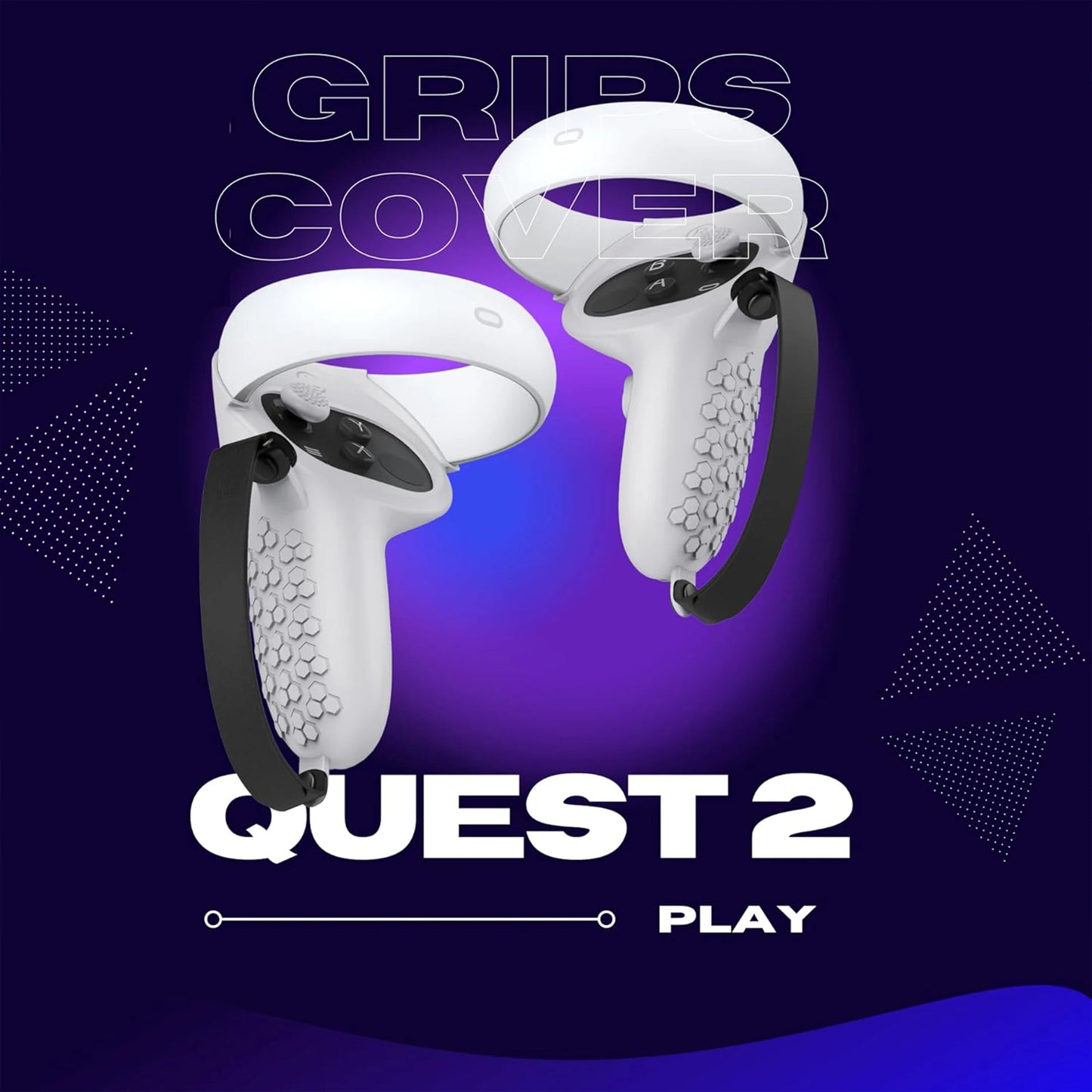 HUNDAI New VR Accessories Protective Cover For Oculus Quest 2 VR Touch Controller Silicone Cover Skin Handle Grip With Knuckle