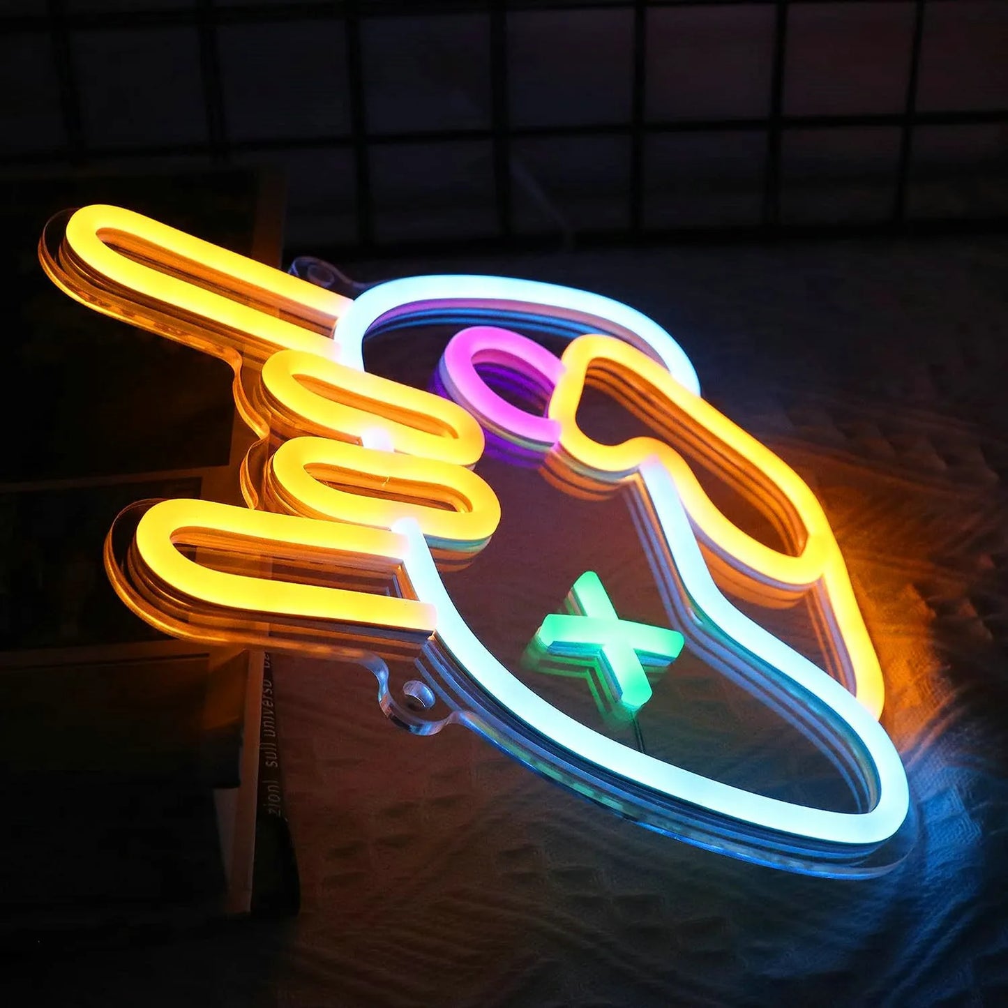 Game Room Neon Sign LED Wall Decor USB Powered  Acrylic For Gaming Lighting Bedroom Bedside Wall Decor Gamer Party Birthday Gift