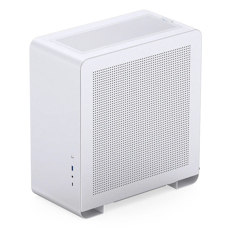 JONSBO U4 Pro MESH ATX Case Black/White All Aluminum Small Desktop Computer Chassis For 240 Water Cooler 280-330mm Graphics Card