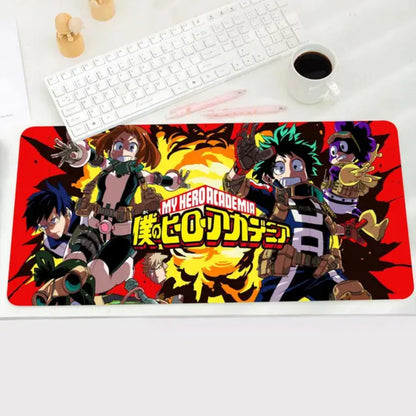 Hero Academia Izuku Midoriya Mouse Pad Large Anime Desk Mat Luxury Desktop Cartoon Gaming Keyboard Office Computer Cushion