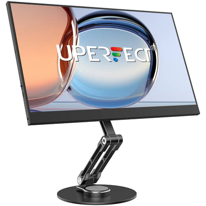 UPERFECT VESA Monitor Desk Mount Single Monitor Stands Freestanding fits 10'' to 18.5'' Computer Screen With Height Adjustable