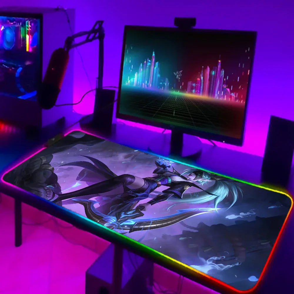 Vayne XXL RGB Gaming Mouse Pad - Large LED Gamer Mat