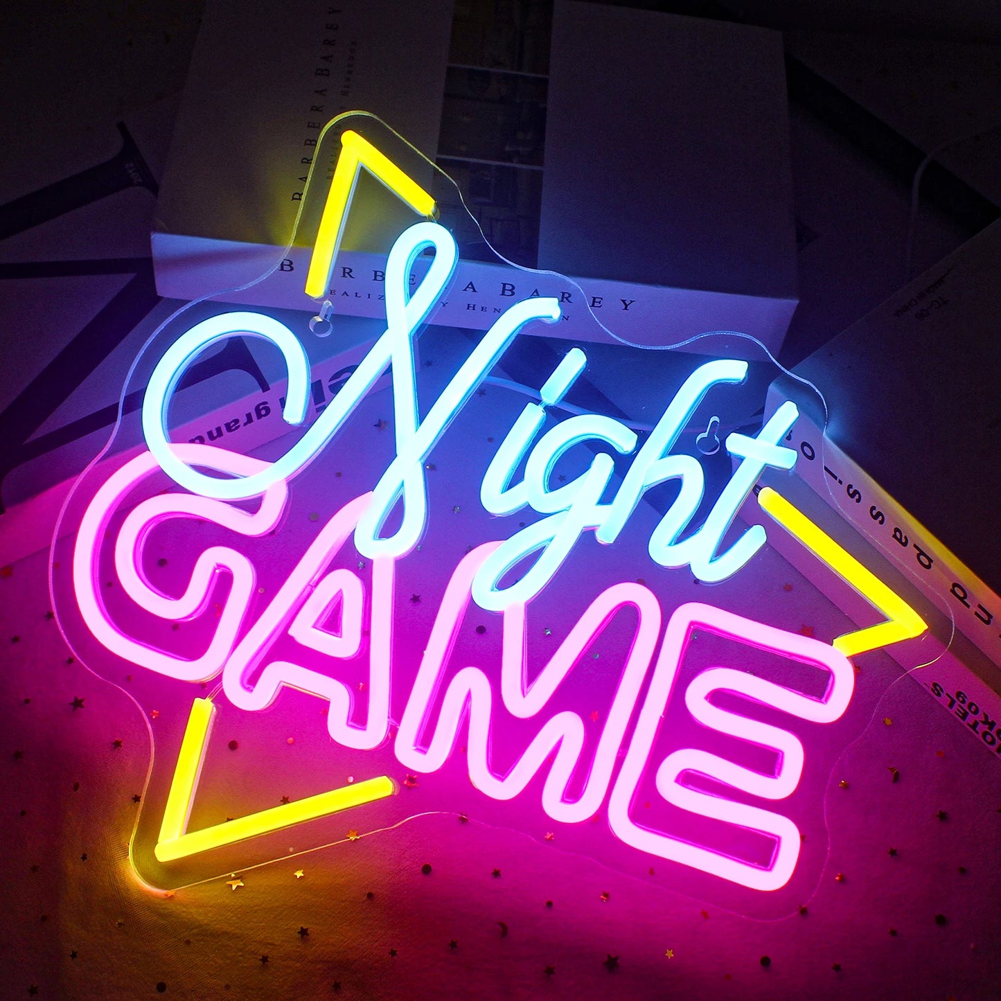 Game Room Neon Sign LED Wall Decor USB Powered  Acrylic For Gaming Lighting Bedroom Bedside Wall Decor Gamer Party Birthday Gift