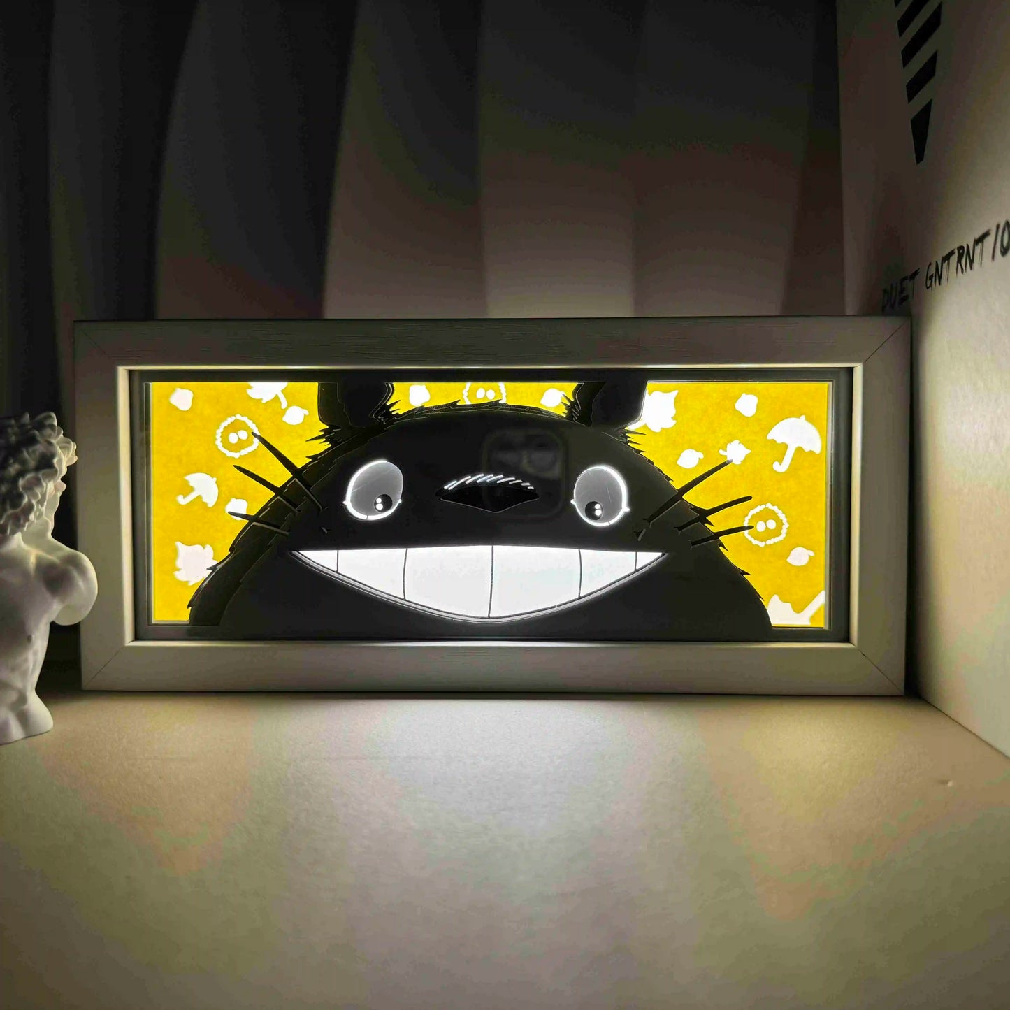 One Piece  anime series photo frame paper carving light paper-cut light atmosphere night light remote control colorful light box