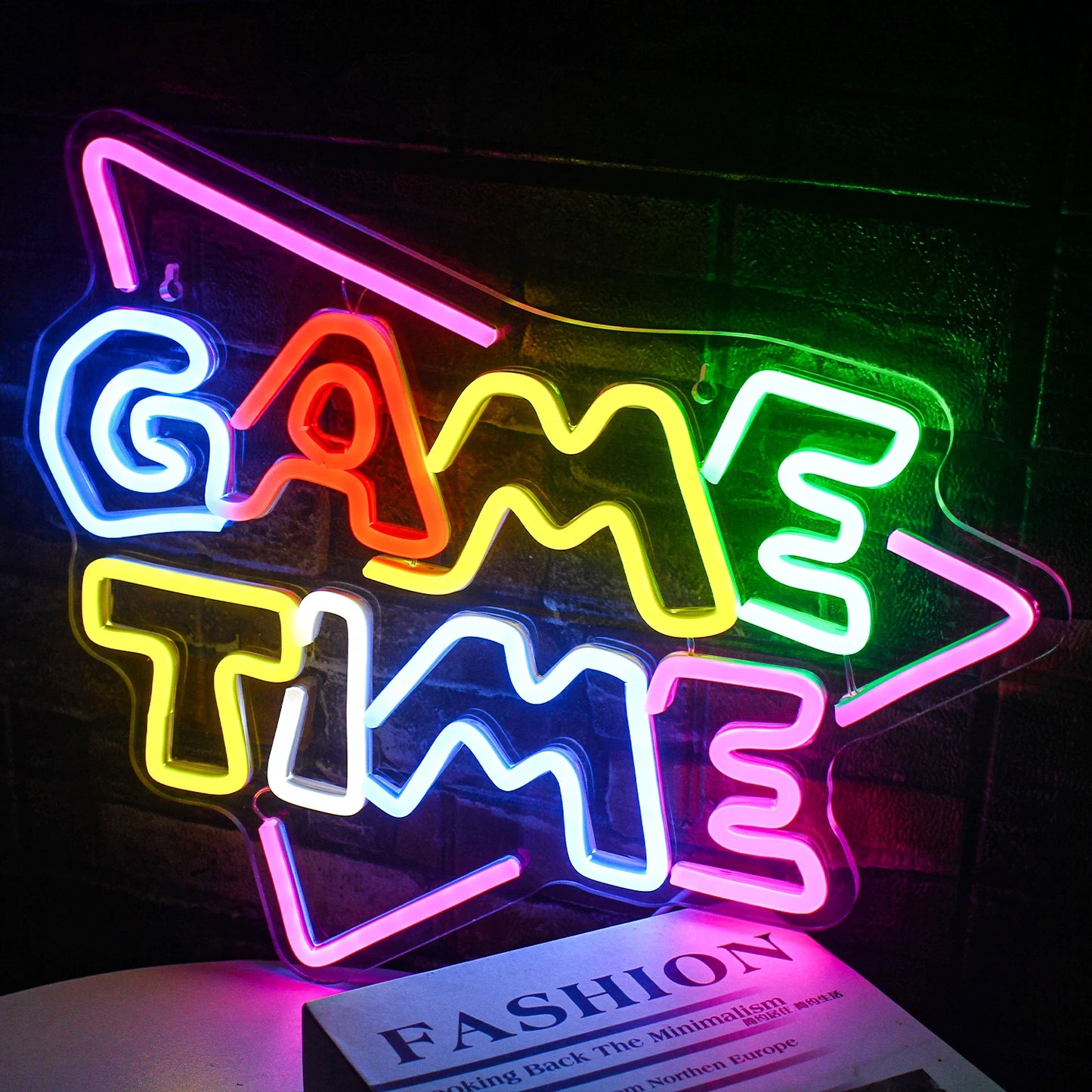 Game Room Neon Sign LED Wall Decor USB Powered  Acrylic For Gaming Lighting Bedroom Bedside Wall Decor Gamer Party Birthday Gift