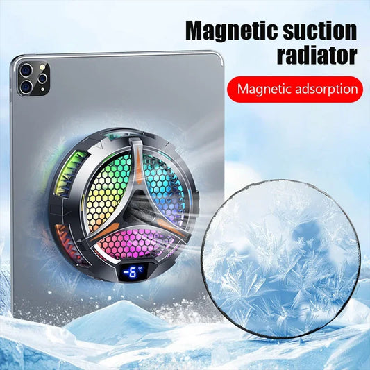 X42 Phone Magnetic Cooler Fan for Dedicated Tablet With Aluminum Laptop Tablet Stand Radiator Peltier Cooler For iPad iPhone Mac