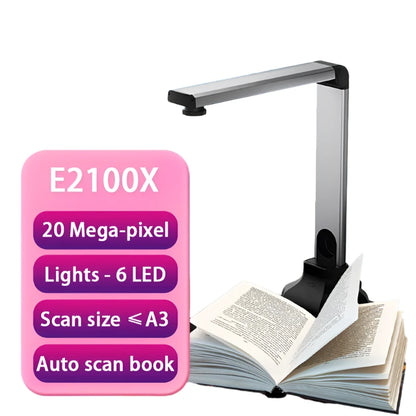 CimFAX E2100X Pro 20MP HD Book & Document Camera Scanner - A3 Size