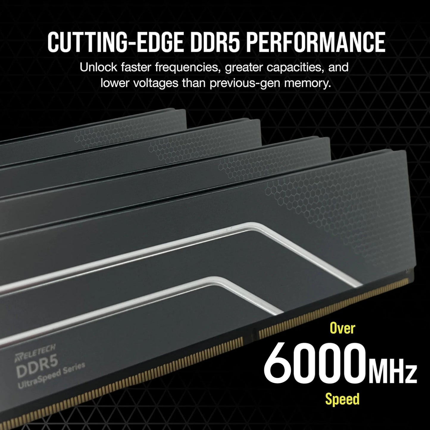 Reletech 32GB DDR5 RAM (2x16GB) – 6000MHz CL42, Intel XMP & AMD EXPO, Overclocking Gaming Memory